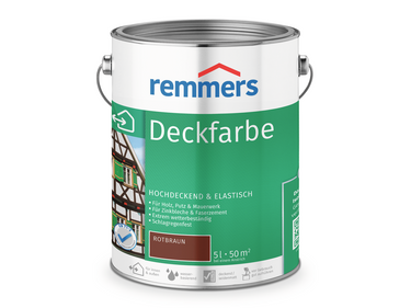 0000361005 Deckfarbe rotbraun 5l