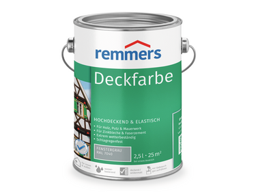 0000361303 Deckfarbe fenstergrau (RAL 7040) 2,5l