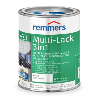 0000774401 Multi-Lack 3in1 weiß (RAL 9016) 0,75l