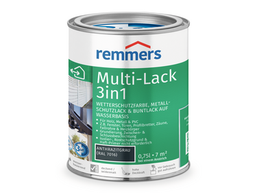 0000774601 Multi-Lack 3in1 anthrazitgrau (RAL 7016) 0,75l