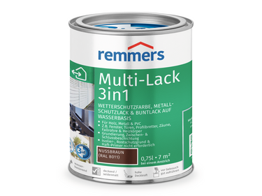 0000775101 Multi-Lack 3in1 nussbraun (RAL 8011) 0,75l
