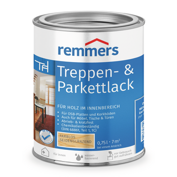 0000239001 Treppen- & Parkettlack seidenglänzend farblos 0,75l