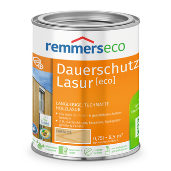 0000767001 Dauerschutz-Lasur [eco] farblos 0,75l