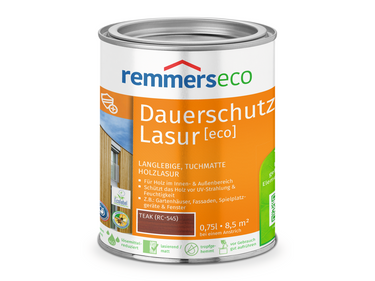 0000767701 Dauerschutz-Lasur [eco] teak (RC-545) 0,75l