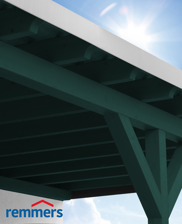 Hochwertiger Carport aus Holz
