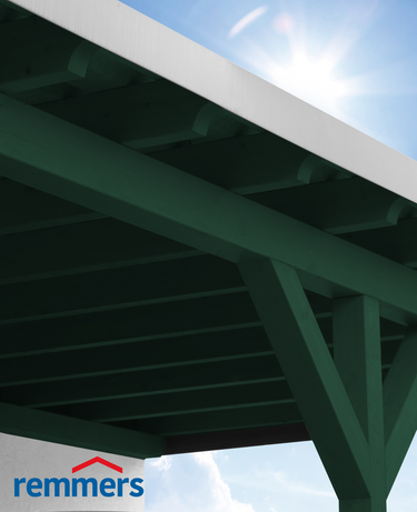 Hochwertiger Carport aus Holz