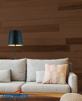 sofa und holz wandverkleidung innen
