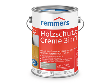 0000272203 Holzschutz-Creme 3in1 silbergrau (RC-970) 2,5l