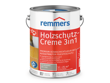 0000272205 Holzschutz-Creme 3in1 silbergrau (RC-970) 5l