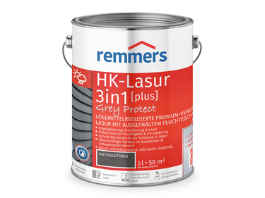 0000543805 HK-Lasur 3in1 Grey-Protect [plus] anthrazitgrau (FT-20928) 5l