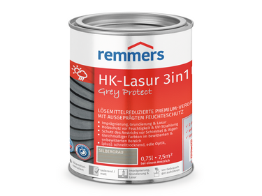 0000544101 HK-Lasur 3in1 Grey-Protect [plus] silbergrau (RC-970) 0,75l