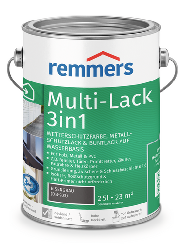 0000775403 Multi-Lack 3in1 eisengrau (DB-703) 2,5l