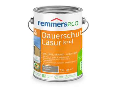 0000766903 Dauerschutz-Lasur [eco] platingrau (FT-26788) 2,5l