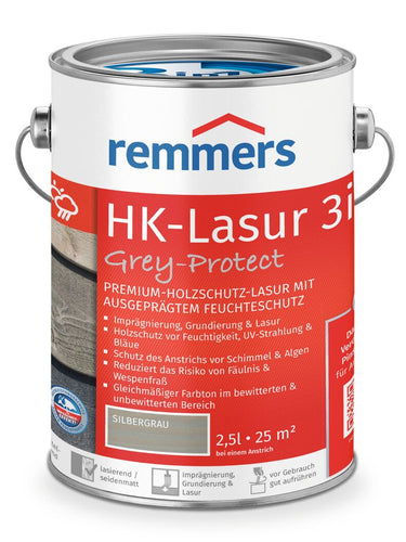 0000225703 HK-Lasur 3in1 Grey-Protect silbergrau (RC-970) 2,5l