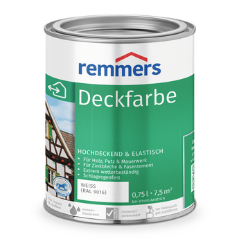 0000360001 Deckfarbe weiß (RAL 9016) 0,75l